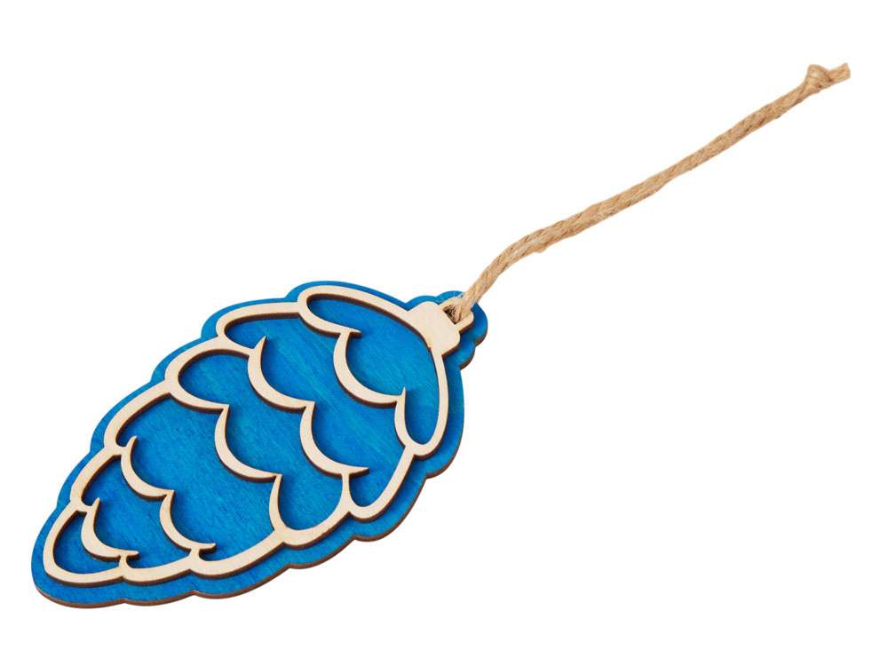 Деревянная подвеска на елку Cedar