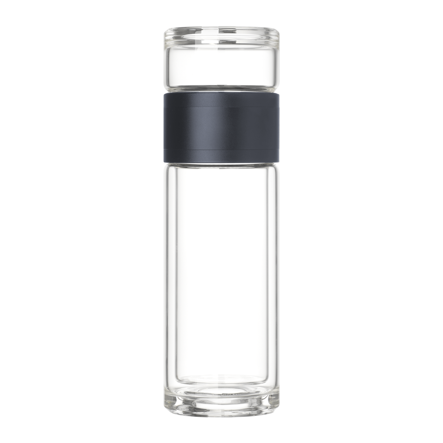 Бутылка стеклянная с двойными стенками Терсо (Terso), синяя