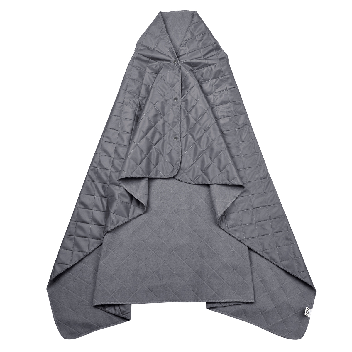 Плед PONCHO, тёмно-серый