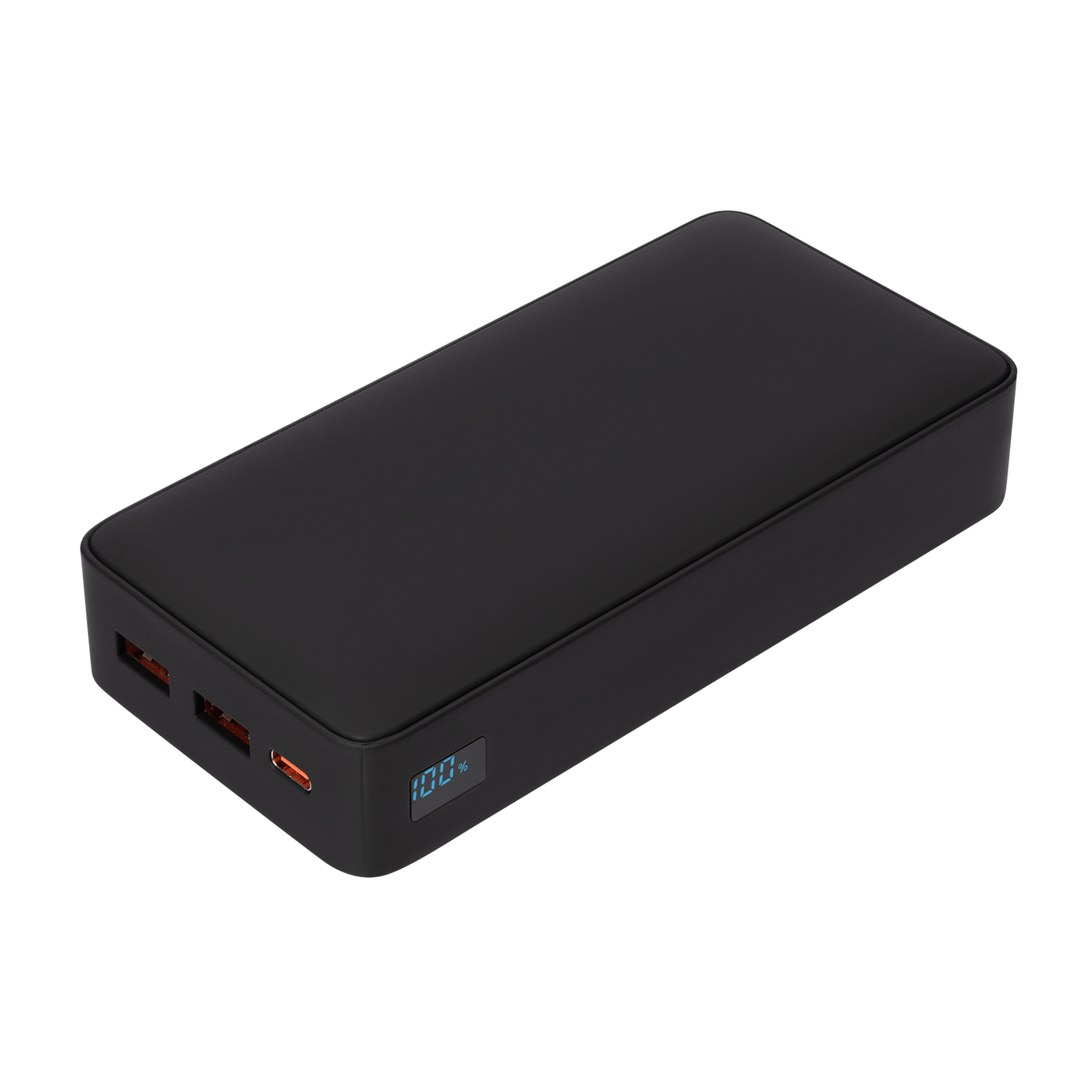 Внешний аккумулятор с подсветкой Анкор Плюс PD (Ancor PD Plus) 20000 mAh, черный