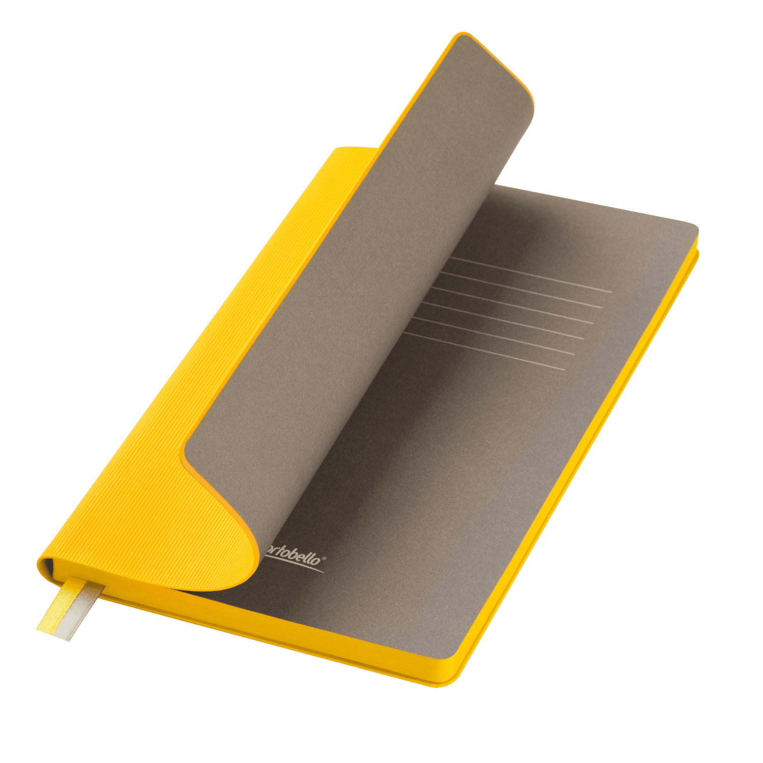 Ежедневник Rain недатированный, желтый (без упаковки, без стикера)