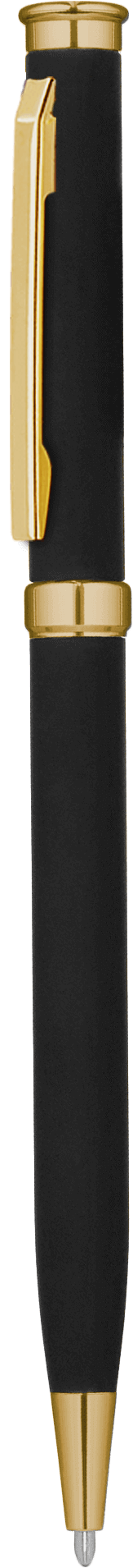 Ручка METEOR SOFT GOLD MIRROR Черная