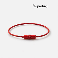 Тросик-кольцо Ring для обвеса, L=15см (красный)