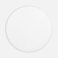 Наклейка тканевая Lunga Round, M, белая