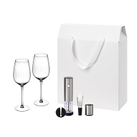 Подарочный набор Бланш (Blanche), Винтаро (Vintaro) (2 бокала + набор для вина)