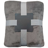 Плед FLANNEL, серый