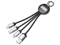 Зарядный кабель 3-в-1 с подсветкой лого Ion mini