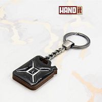 Брелок-обвес Канистра (черный с серебром)