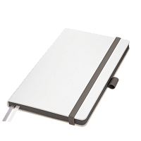 Ежедневник Arctic недатированный, белый/темно-серый