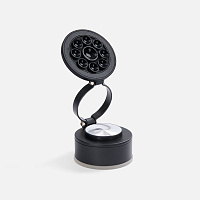 Вакуумный магнитный держатель airFix, черный с серым