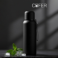 Термос Travel софт-тач 750мл (черный)