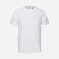 Футболка спортивная унисекс Vortex, белая