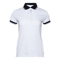 Рубашка поло женская STAN с контрастными деталями хлопок/полиэстер 185, 04CW
