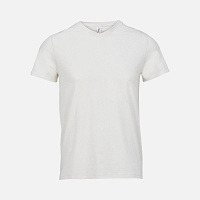 Футболка унисекс Regent с V-образным вырезом, молочно-белая