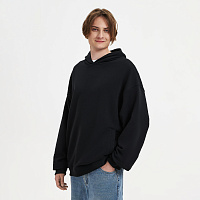 Худи оверсайз унисекс FUSION, черный