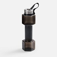 Бутылка для воды Hantelis, черная