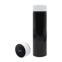 Термос Reactor duo black с датчиком температуры (черный с белым)