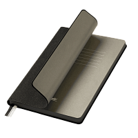 Ежедневник Tweed недатированный, черный