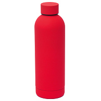 Термобутылка Perfecto софт-тач, красный