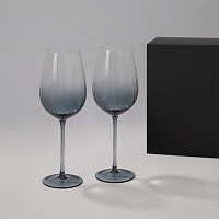Подарочный набор 2 бокала для вина Mancera в черной коробке