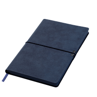 Ежедневник In Velour недатированный, синий