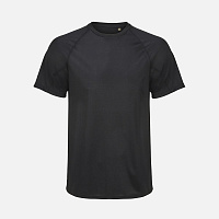 Футболка спортивная унисекс Vortex, черная