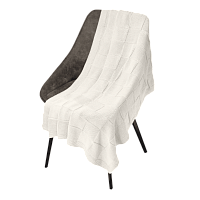 Плед Cella вязаный, бежевый (без подарочной коробки)