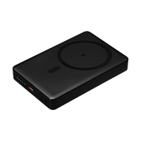 Внешний аккумулятор Atlantis PD Plus 10000mAh с функцией беспроводной зарядки 15W, черный