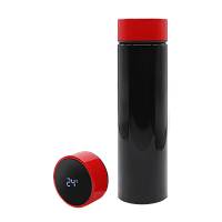 Термос Reactor duo black с датчиком температуры (черный с красным)