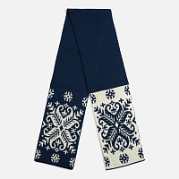 Шарф Wintertude M, синий с белым