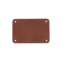 Шильд 4х6 см имитация кожи