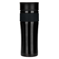 Термокружка вакуумная Поло (Polo), черная