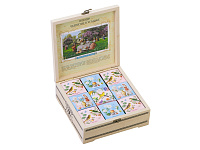 Подарочный набор с чаем Чайный букет в деревянной шкатулке